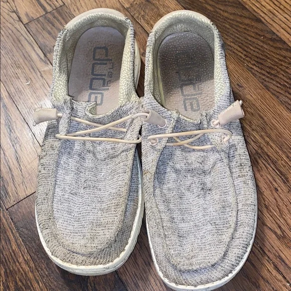 Womens Hey dudes Pink Size 8 Wendy - Picture 2 of 6